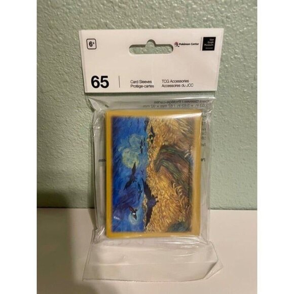 Pokemon Other - Pokemon Center x Van Gogh Museum Corviknight 65 Card Sleeves New Sealed RARE